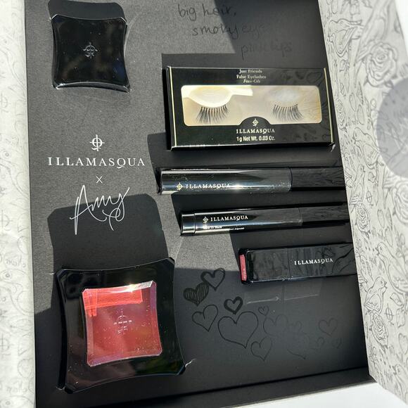 Illamasqua Frankly Amy Limited Edition Set Cream Blusher Lipstick EyelinerSealed - Picture 3 of 16